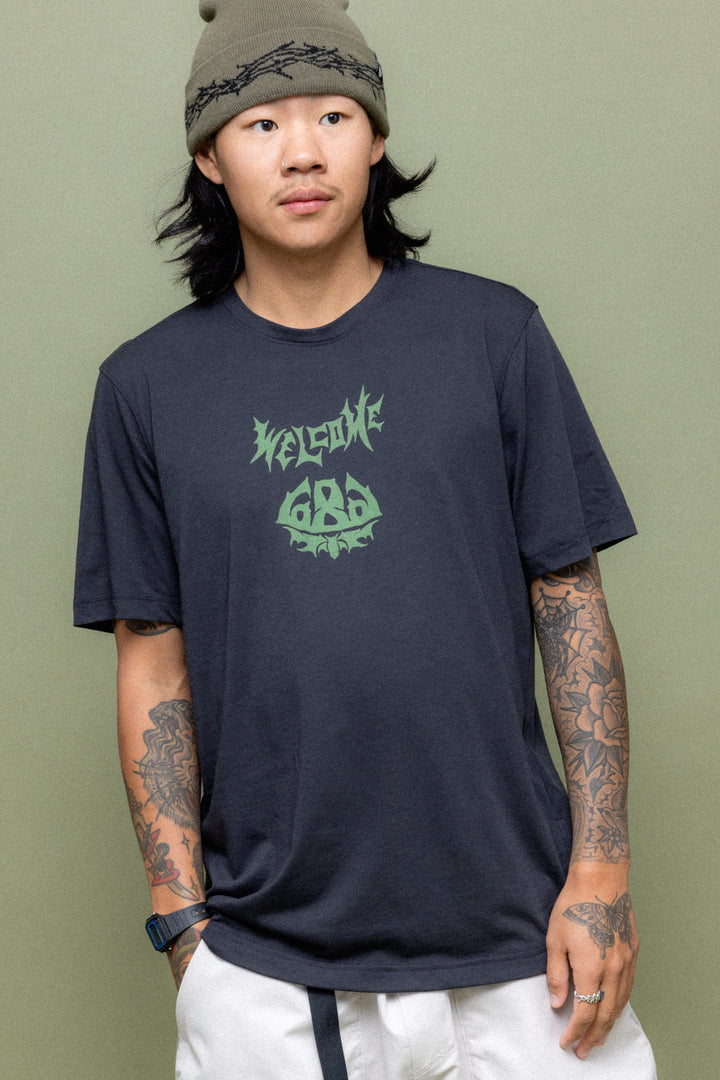 686 Men's Everywhere drirelease® Tech Tee — WELCOME BLACK (vista 2)
