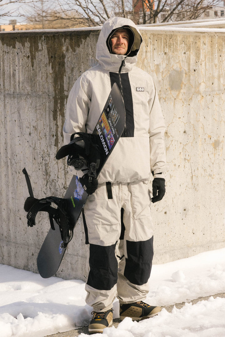 686 Ghost™ 2.5L Pant — LIMESTONE GRID (vista 2)