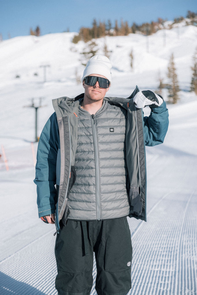 686 Gore smarty gauntlet black gants de ski homme Textile tech