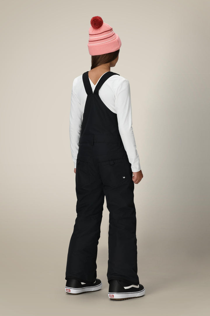 686 Girls' Sierra Insulated Bib — BLACK (vista 2)
