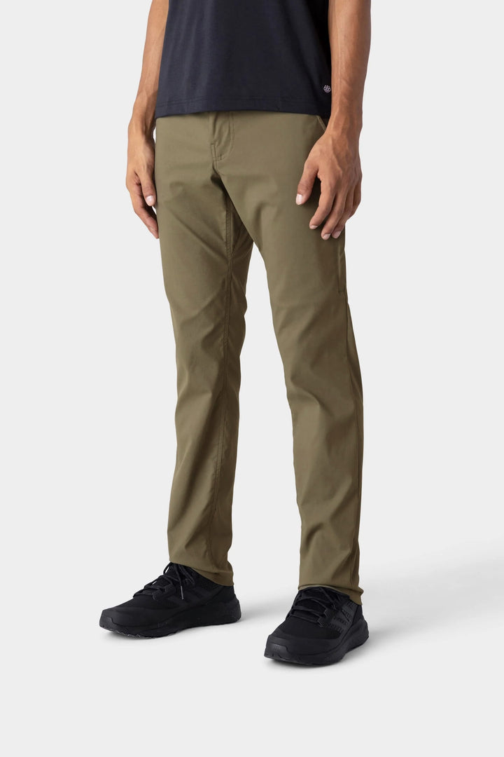 686 Men's Everywhere® Merino-Lined Pant - Slim Fit — DUSTY FATIGUE (vista 2)