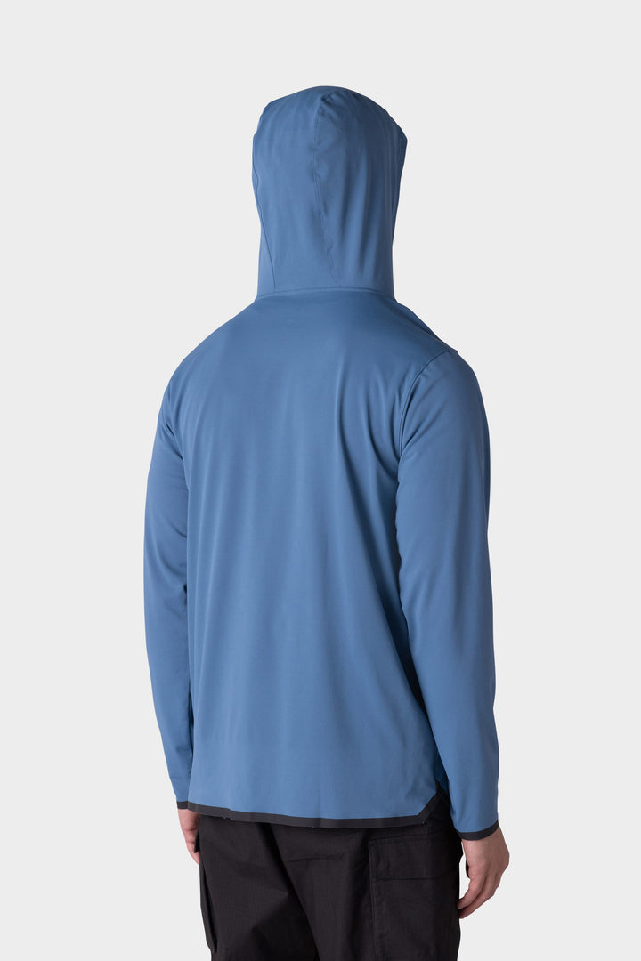 686 Men's Let's Go Tech Hoody — BLUE ASH (vista 2)