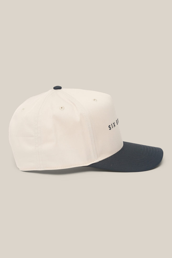 686 High-Pro Ses Two Tone Structured 5 Panel Hat — LIMESTONE (vista 2)