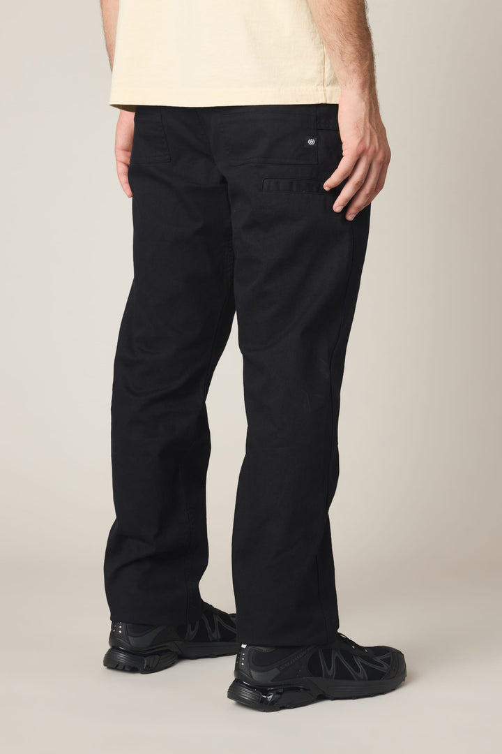 686 Men's Unwork® Tradesman Pant - Relaxed Fit — TRUE BLACK (vista 2)