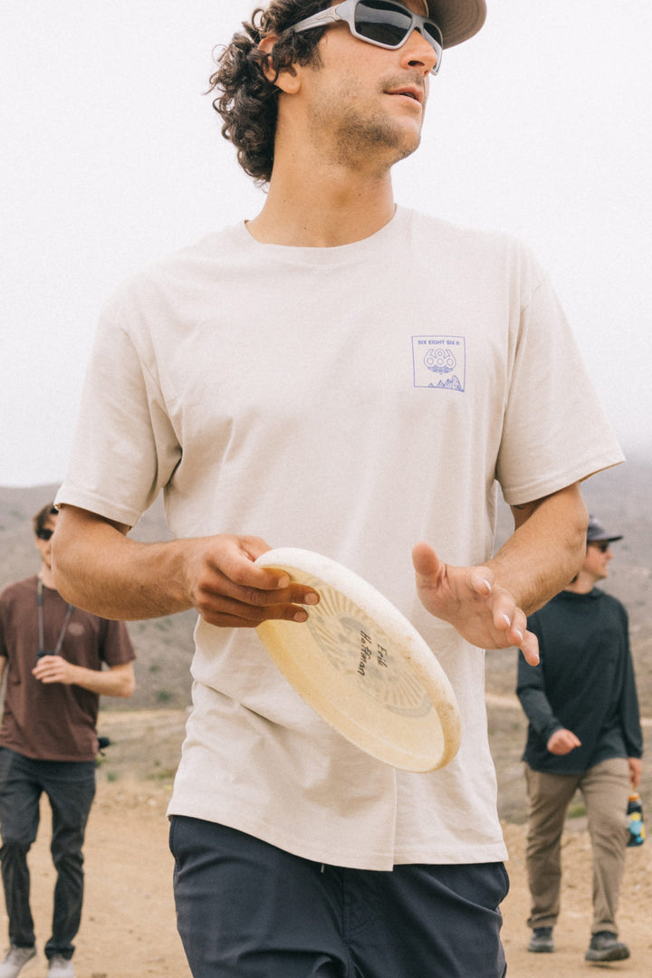 686 Cross-Cut Authentic S/S Tee — VINTAGE WHITE (vista 2)