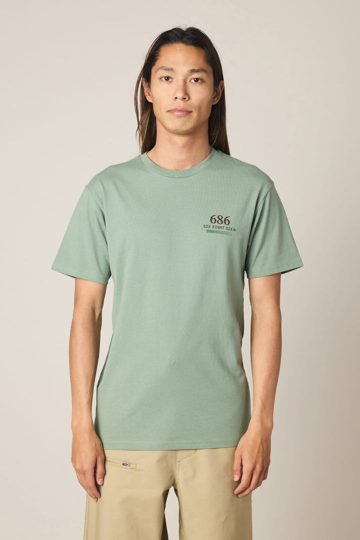 686 Path Authentic S/S Tee — SAGE