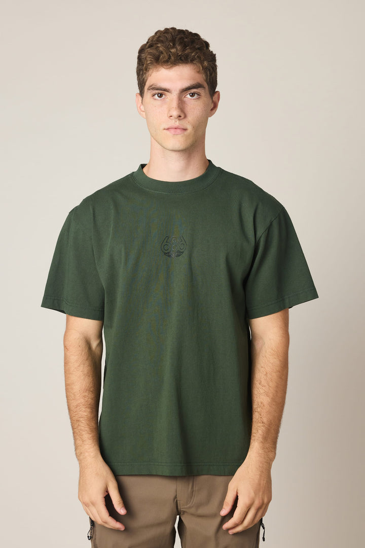 686 High Def Relaxed S/S Tee — FOREST GREEN