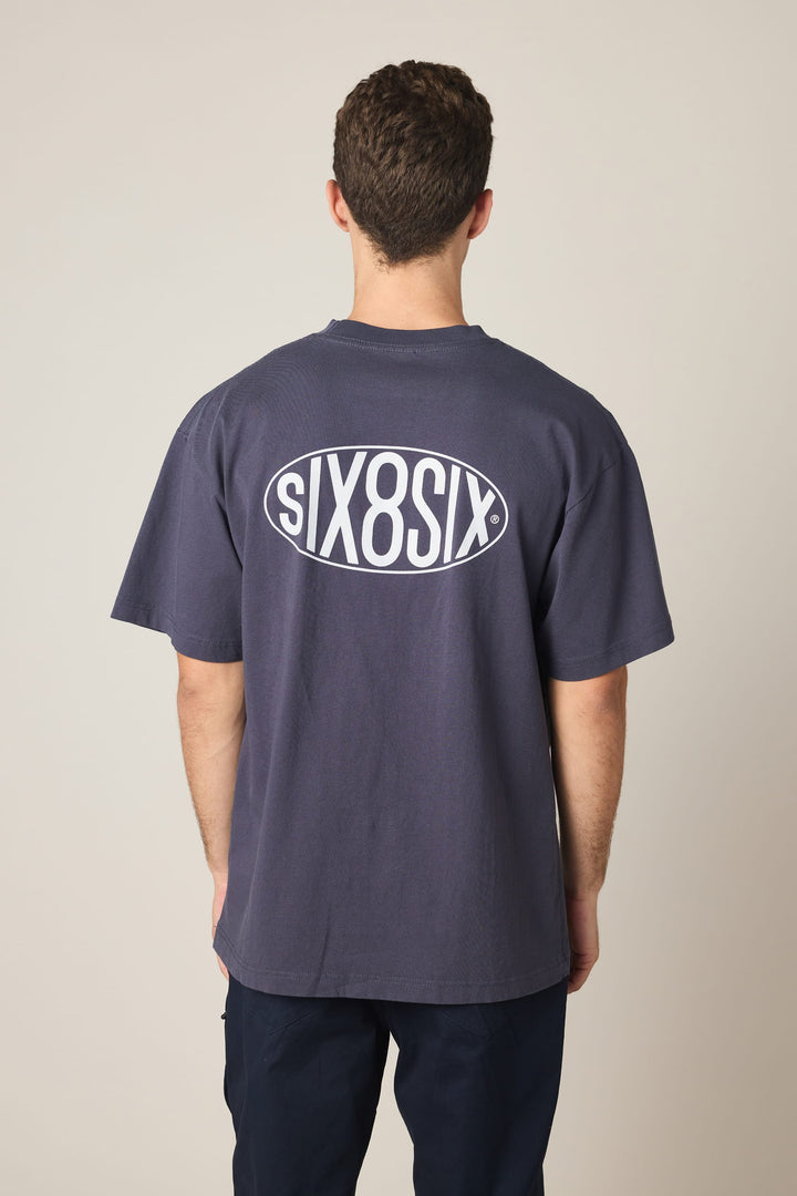 686 92 Relaxed S/S Tee — NAVY (vista 2)