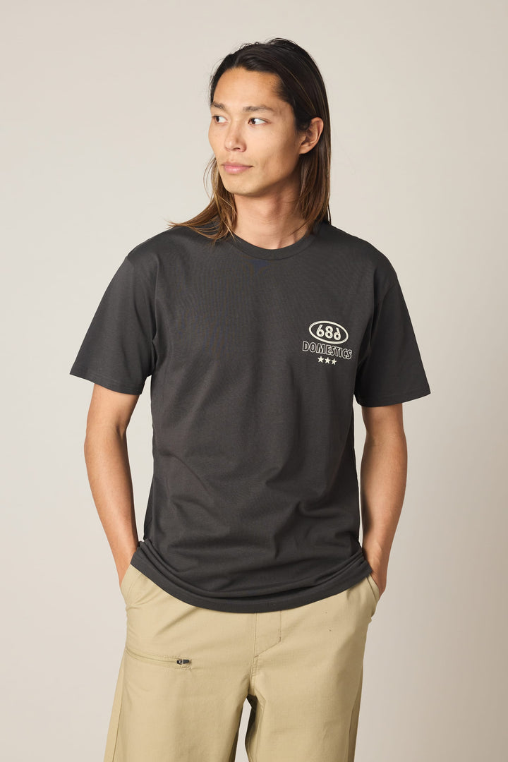 686 Men's Domestics Authentic SS Tee — VINTAGE BLACK