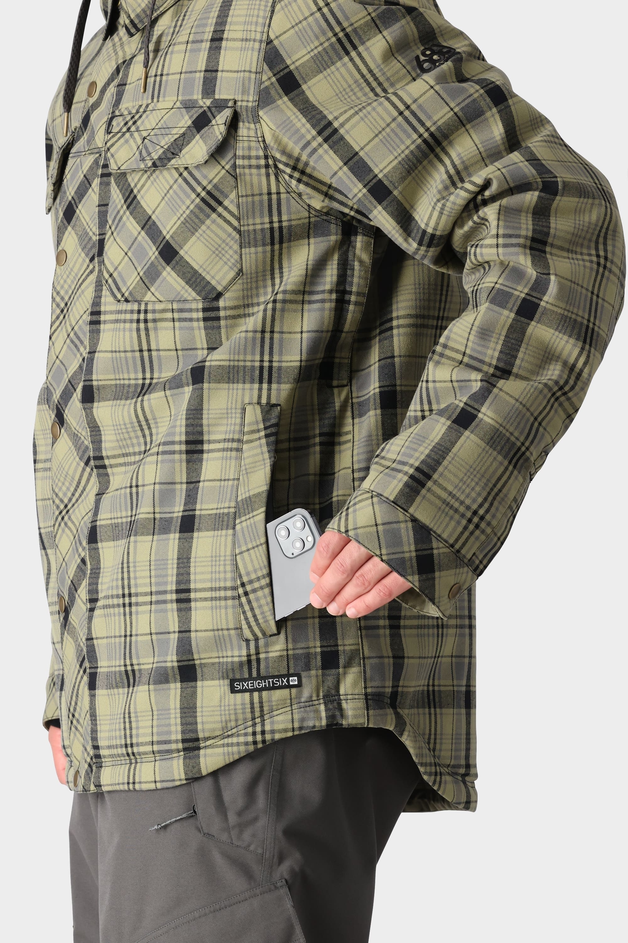 686 AUTHENTIC WOODLAND INS JACKET チェック L 686 AUTHENTIC WOODLAND INS JACKET チェック L