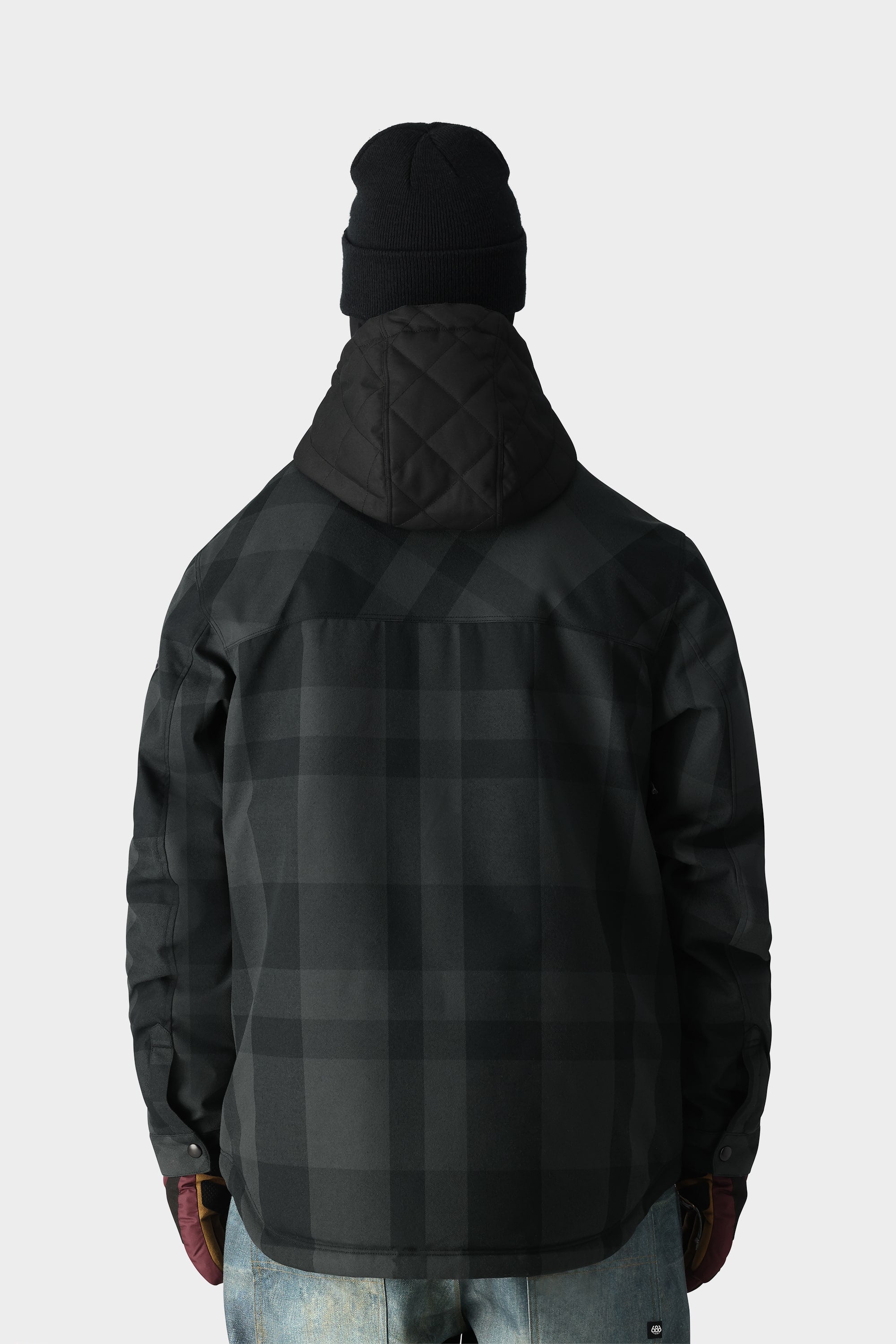 TONAL BLACK PLAID