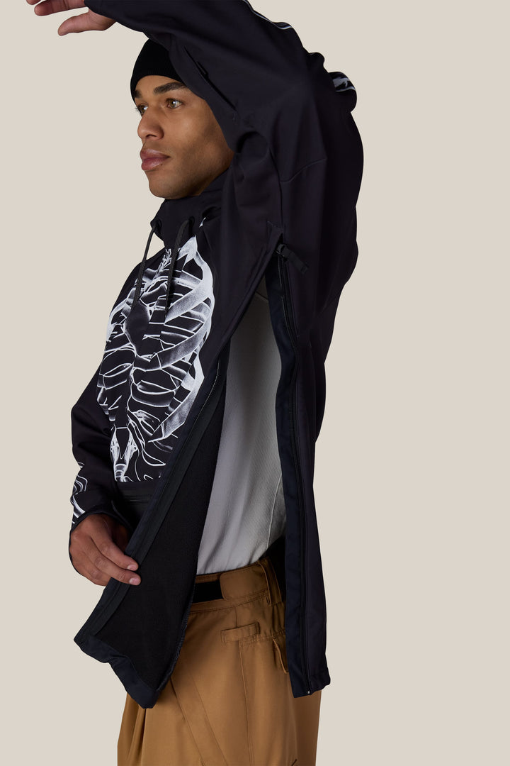 686 Men's Waterproof Hoody — WHITE XRAY (vista 2)