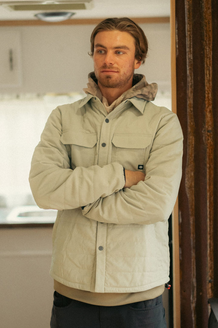 686 Men's Thermaldry™ Snap-Up Shirt — PUTTY