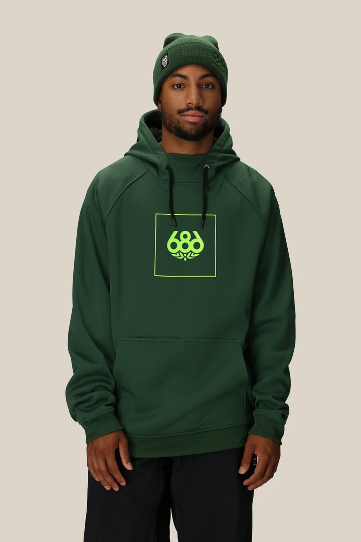 686 Men's Bonded Fleece Pullover Hoody — MOSS GREEN