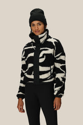 686 Women's Outpost Sherpa Jacket - BLACK VAPORS