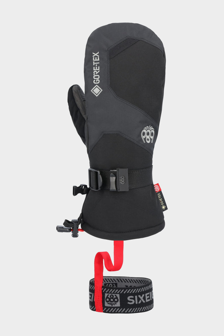 686 Men's GORE-TEX Leather Linear™ Mitt — BLACK