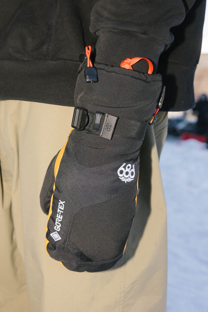 686 Men's GORE-TEX® Leather Linear™ Mitt — NATURAL (vista 2)