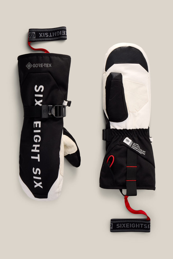 686 Men's GORE-TEX® Leather Deep Days™ Mitt — WHITE