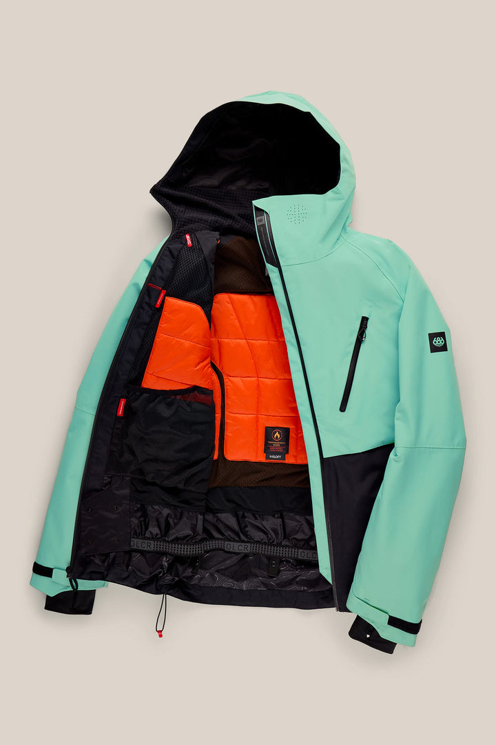 686 Men's Hydra™ Thermagraph® Jacket — WASABI COLORBLOCK (vista 2)