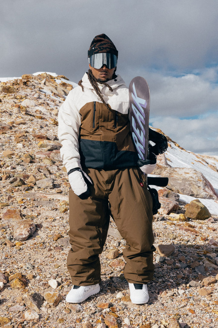 686 Men's Geo™ Insulated Jacket — LIMESTONE DARK EARTH COLORBLOCK (vista 2)