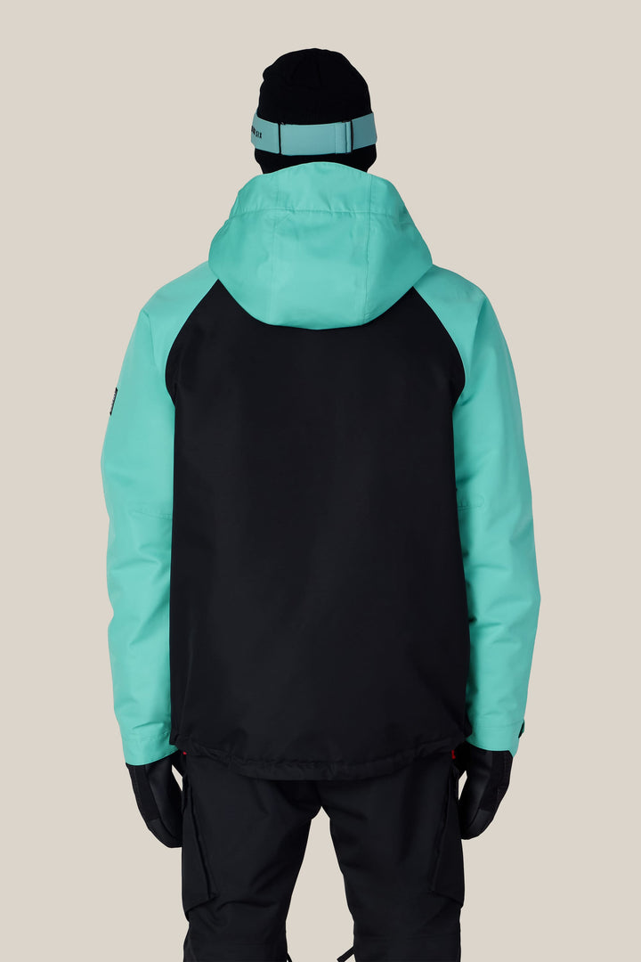 686 Men's Geo™ Insulated Jacket — WASABI COLORBLOCK (vista 2)