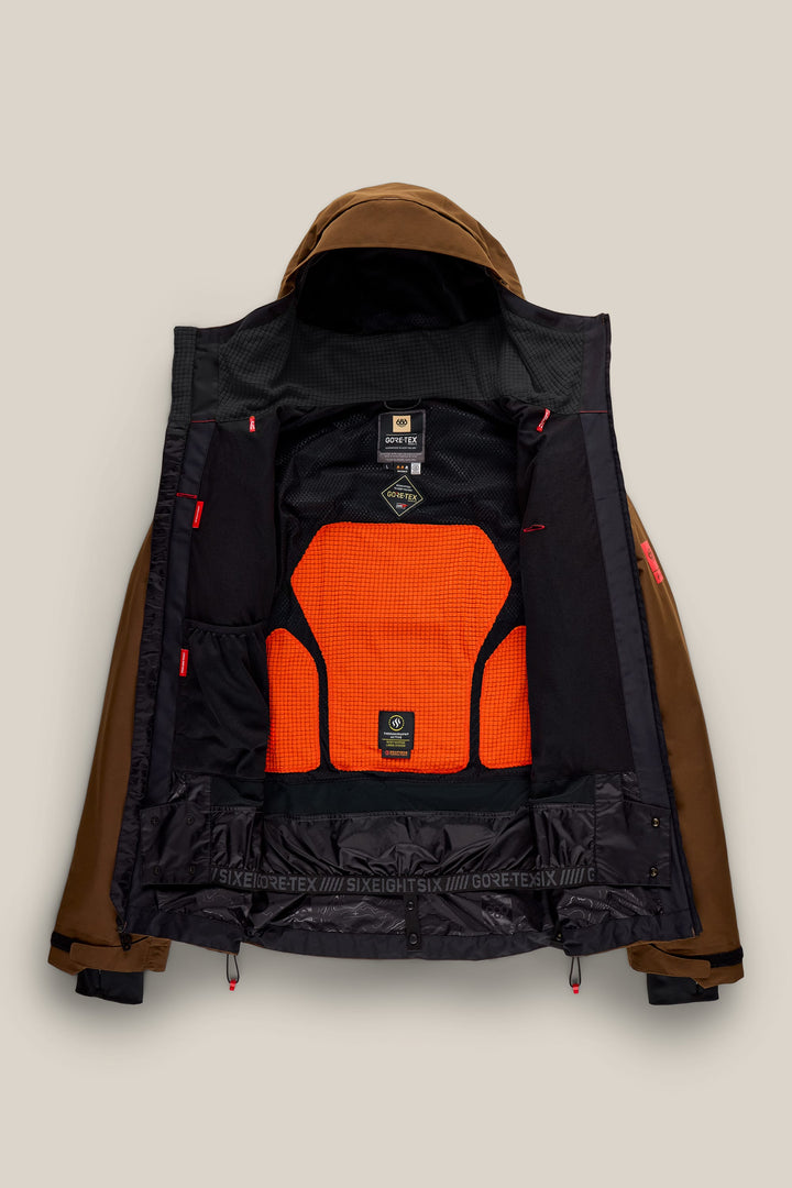 686 Men's GORE-TEX® GT Thermagraph® Jacket — DARK EARTH (vista 2)