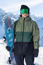 686 Men's SMARTY® 3-In-1 Form Jacket - FATIGUE GREEN COLORBLOCK