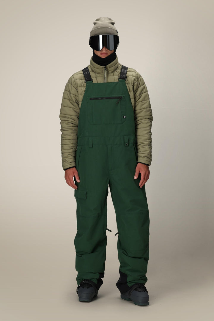 686 Men's Hot Lap™ Insulated Bib — MOSS GREEN RIPSTOP