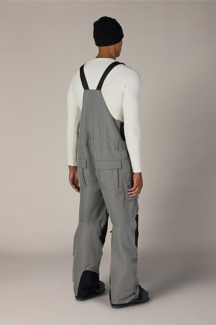 686 Men's Hot Lap™ Insulated Bib — RHINO GREY COLORBLOCK (vista 2)
