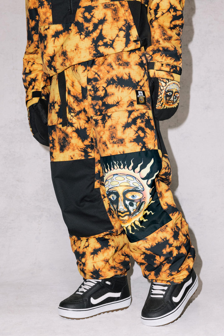 686 Men's Sublime Shell Pants — SUBLIME ORANGE TIE DYE