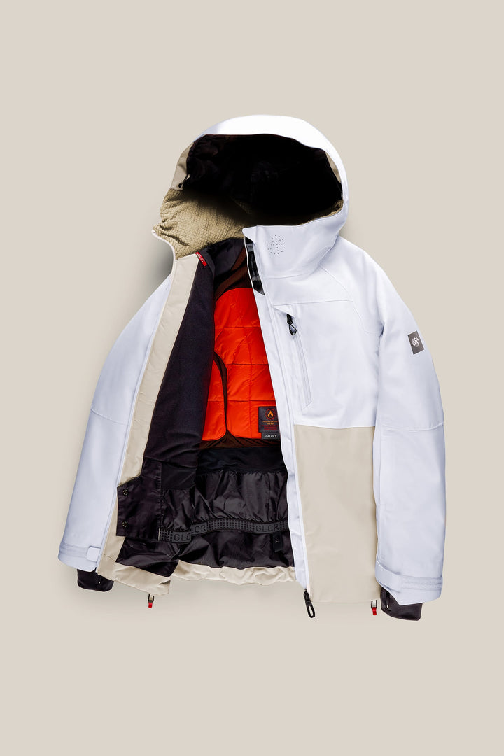 686 Women's Hydra™ Thermagraph® Jacket — WHITE COLORBLOCK (vista 2)