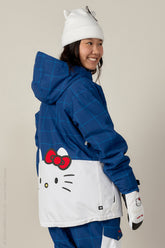 HELLO KITTY BLUE GRID COLORBLOCK / XS