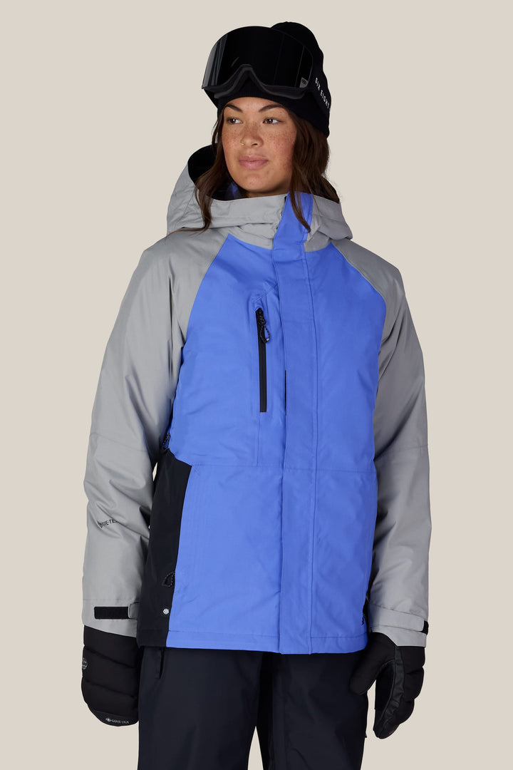 686 Women's GORE-TEX® Willow™ Insulated Jacket — ALPENGLOW BLUE COLORBLOCK