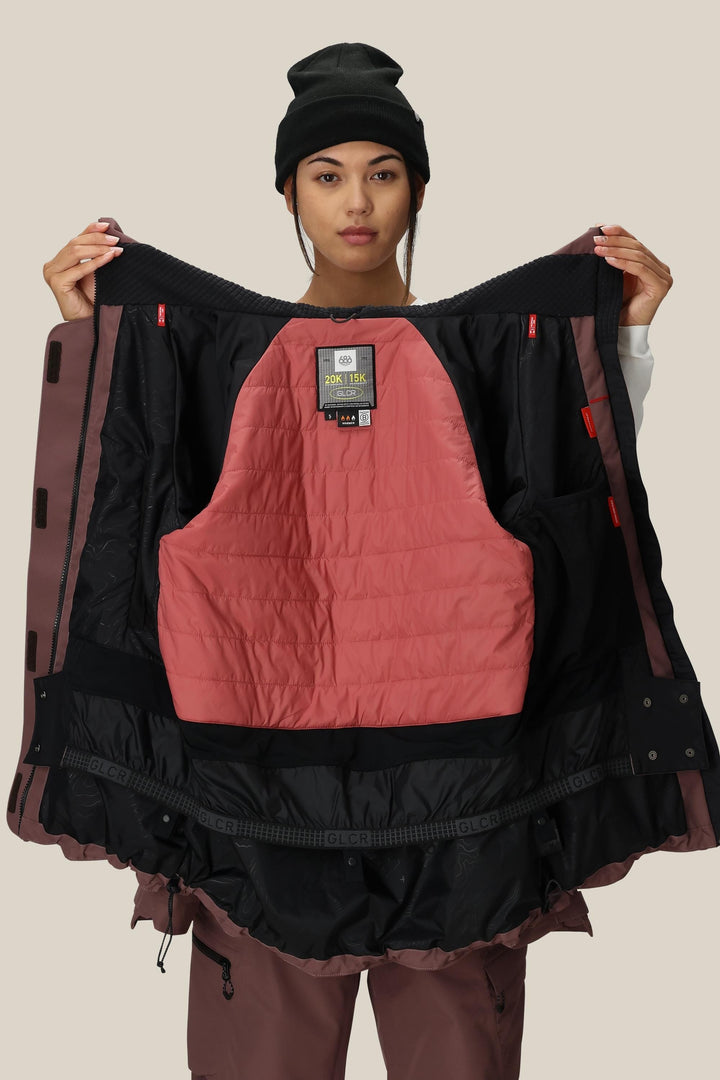 686 Women's Whisper™ Insulated Jacket — PEPPERCORN (vista 2)