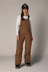 686 Women's Black Magic™ Insulated Bib - DARK EARTH DOBBY
