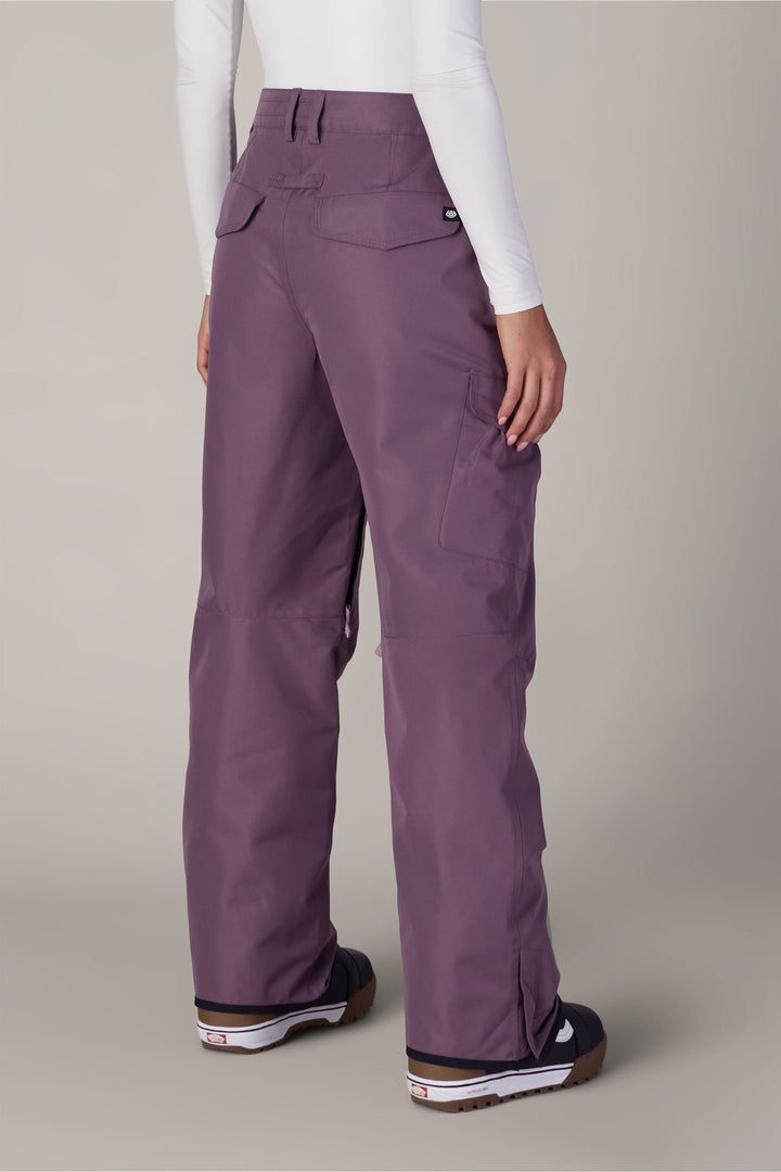 686 Women's Aura™ Insulated Cargo Pant — BLACK PLUM (vista 2)