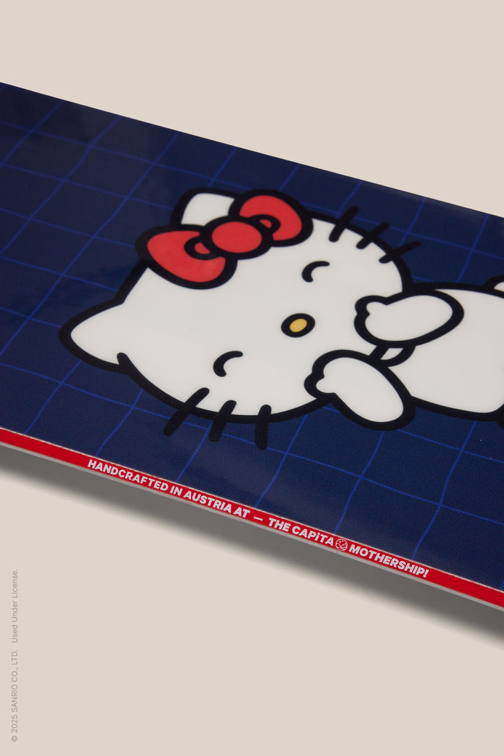 686 Hello Kitty® Paradise Snowboard — HELLO KITTY BLUE GRID (vista 2)