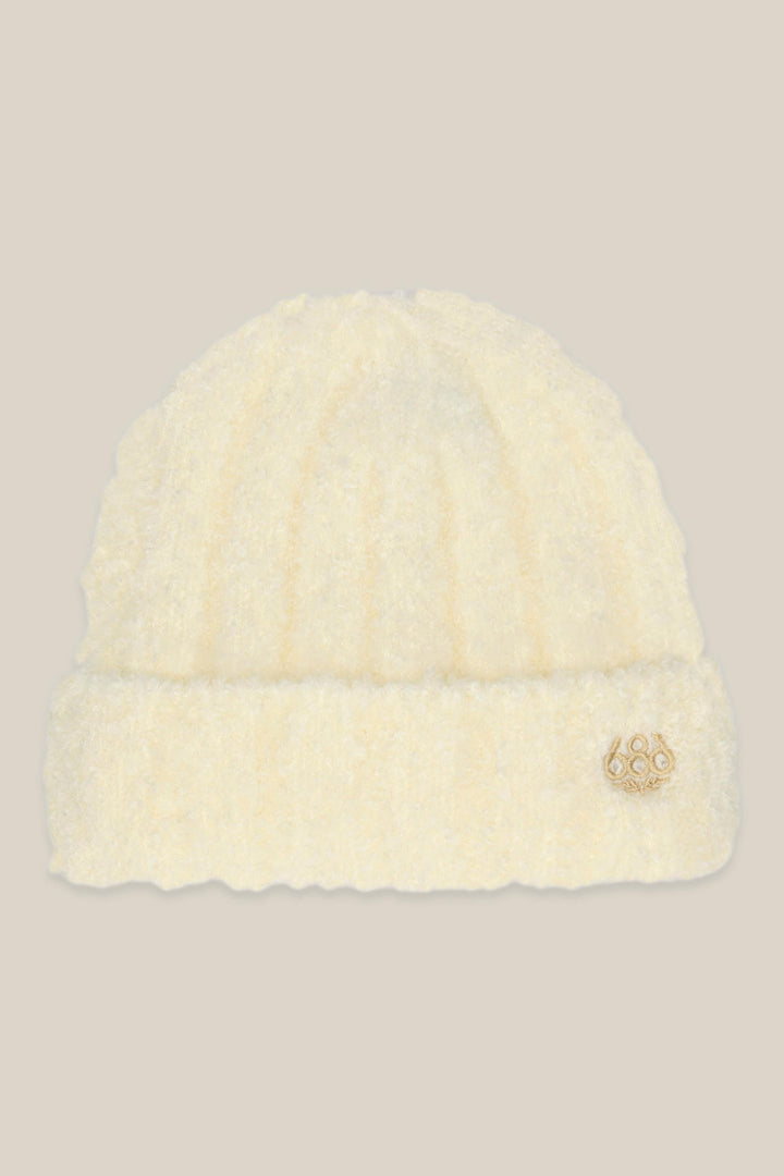 686 Women's Fuzzy Beanie — WHITE