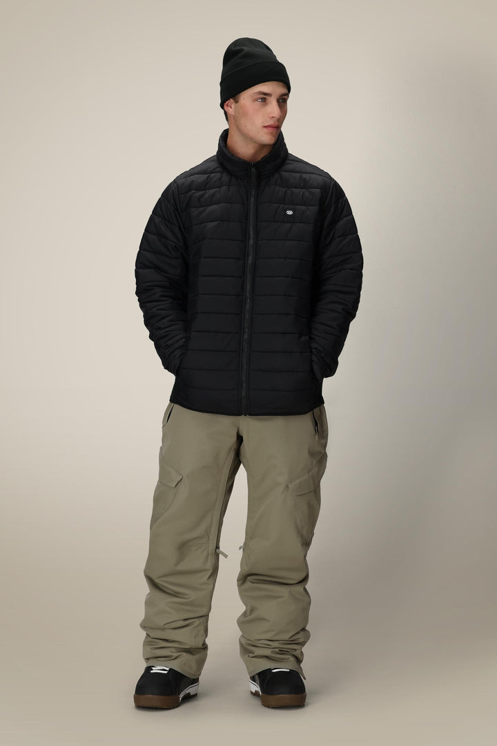 686 Men's Thermal Puff Jacket — BLACK (vista 2)