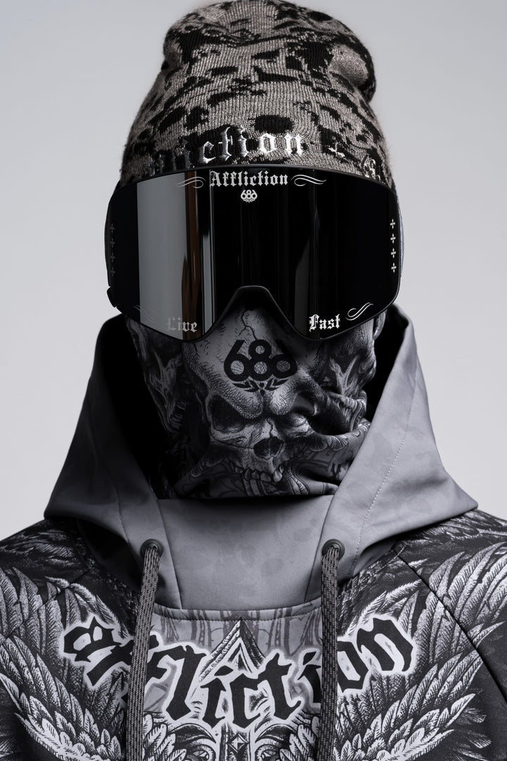686 Affliction Hurra Hinged Balaclava — AFFLICTION GREY (vista 2)