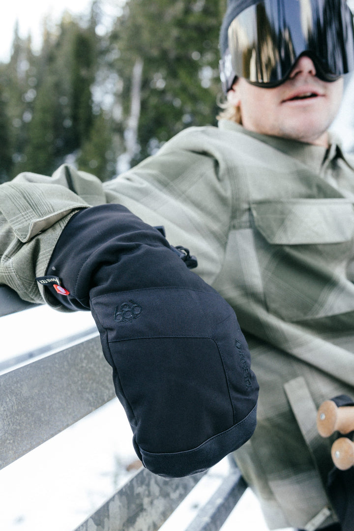 686 Men's GORE-TEX Linear™ Mitt — BLACK
