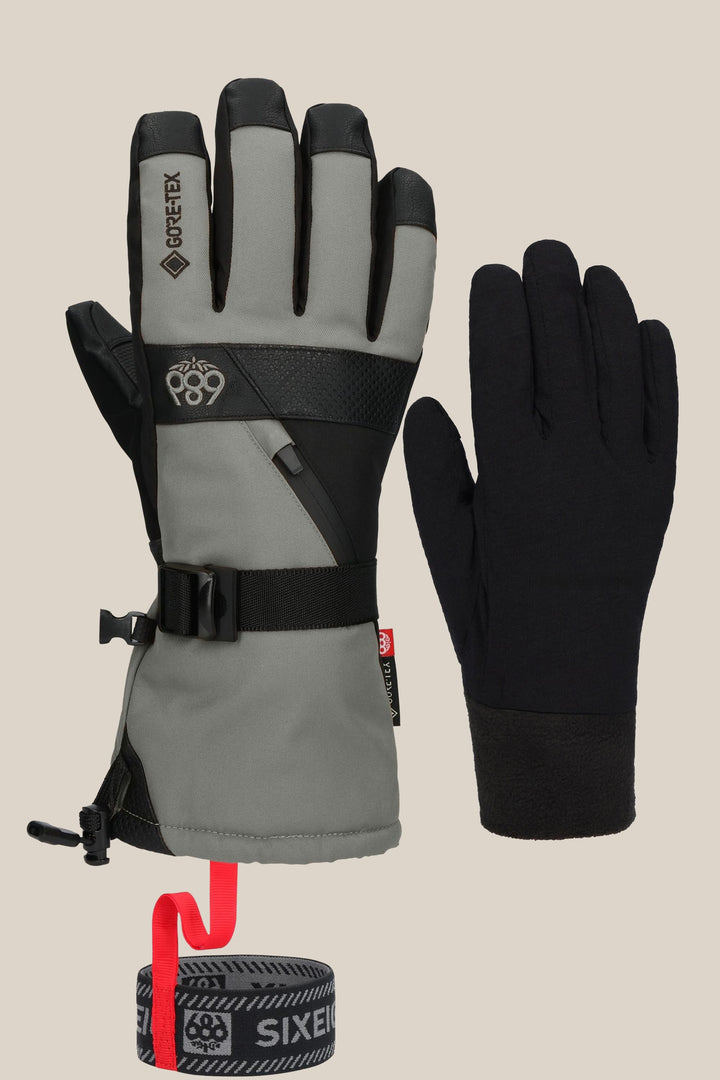 686 Men's GORE-TEX SMARTY® 3-In-1 Gauntlet Glove — CHARCOAL