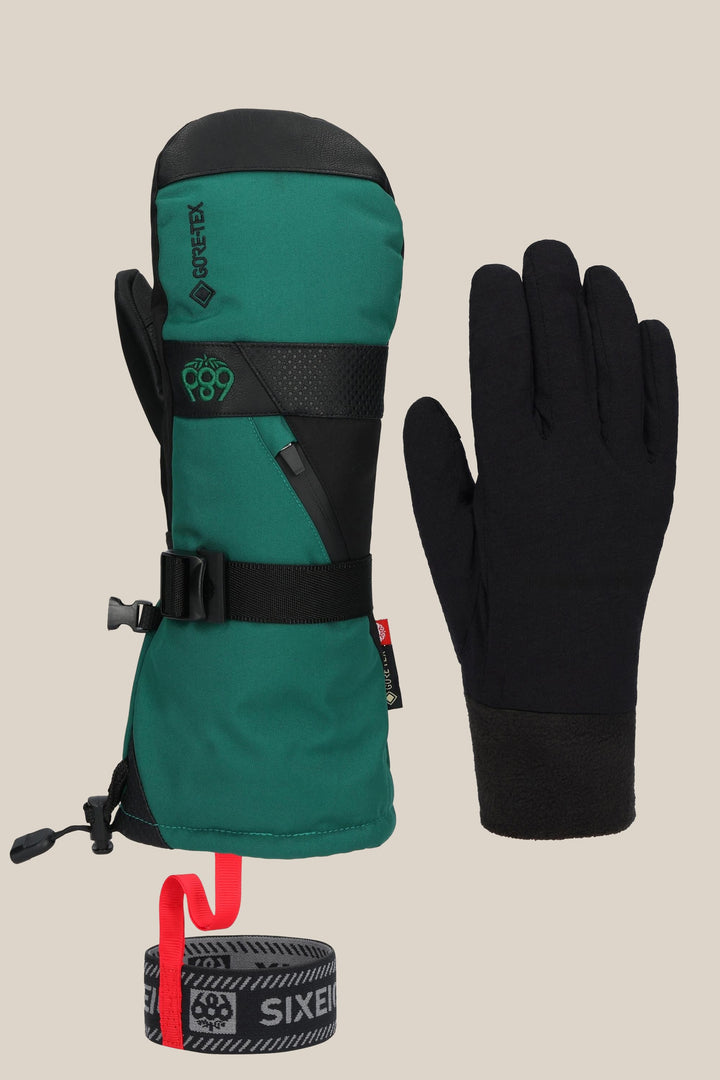 686 Men's GORE-TEX SMARTY® 3-In-1 Gauntlet Mitt — EMERALD GREEN