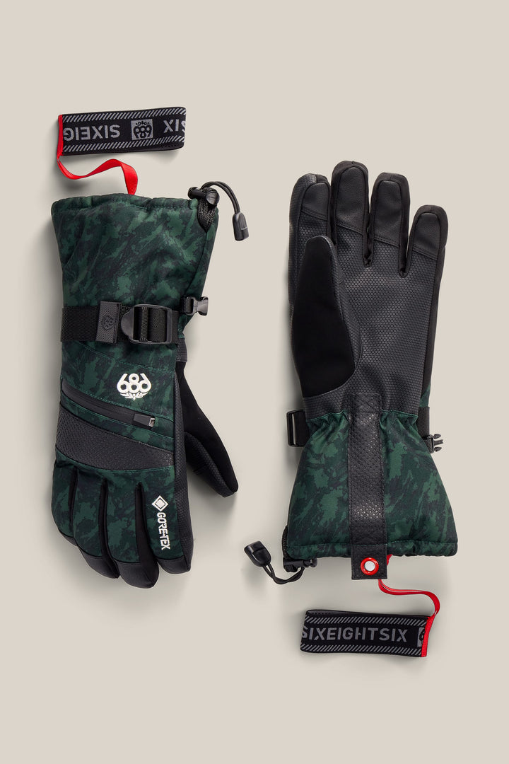 686 Women's GORE-TEX® SMARTY® 3-In-1 Gauntlet Glove — MOSS SCRATCH CAMO