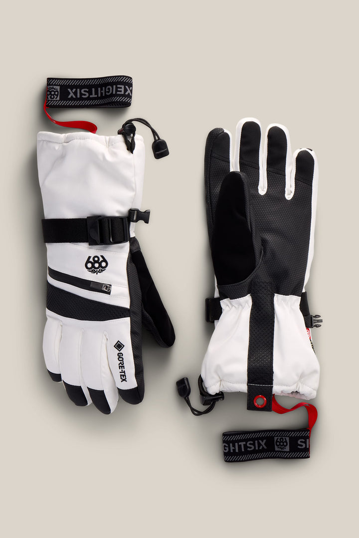 686 Women's GORE-TEX® SMARTY® 3-In-1 Gauntlet Glove — WHITE