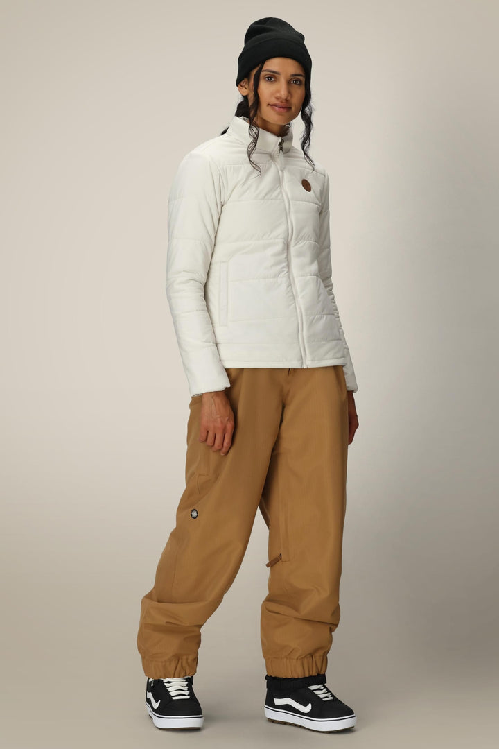 686 Women's Thermal Puff Insulated Jacket — LIMESTONE (vista 2)
