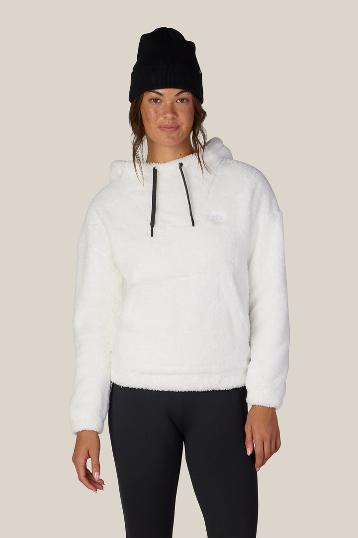 686 Women's Sherpa Hoody — WHITE