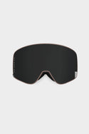 The 686 SMARTY® Magnetic Goggle Replacement Lens by 686 is a sleek, frameless black ski or snowboard lens with a modern, minimal design and magnetic tech for easy swapping, shown against a plain white background.
