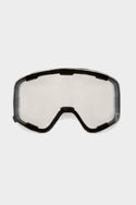 The 686 SMARTY® Magnetic Goggle Replacement Lens by 686 is a clear, frameless lens with a black edge, designed for easy lens swaps in sports or safety goggles; shown here against a plain white background.