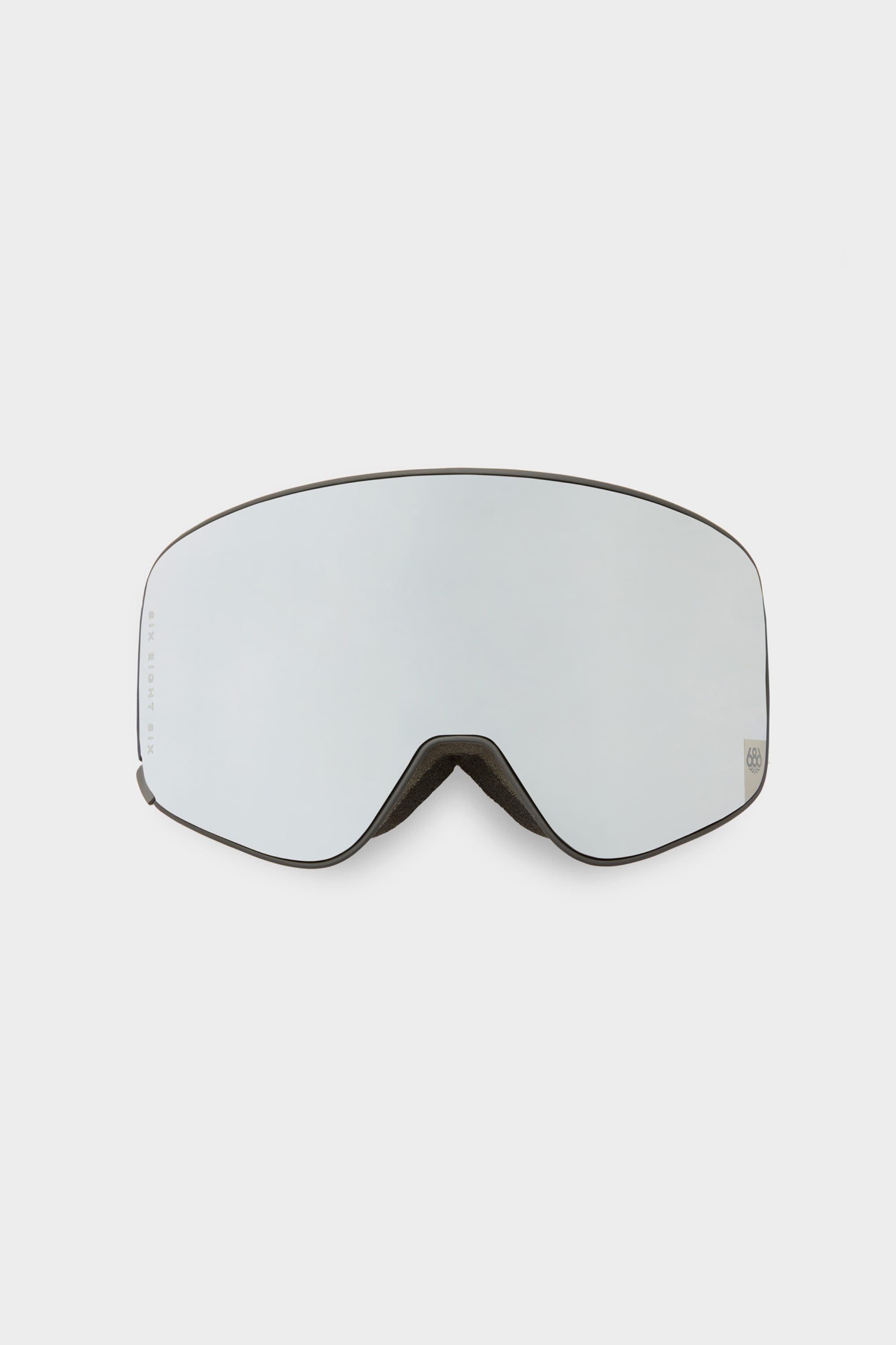 The 686 SMARTY® Magnetic Goggle Replacement Lens by 686 features a large, frameless, reflective design with black foam lining and easy-to-swap magnetic lenses. Shown against a plain white background.